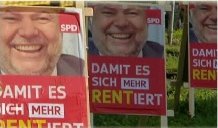 Fiktive Wahlkampfplakate f&uuml;r 2009