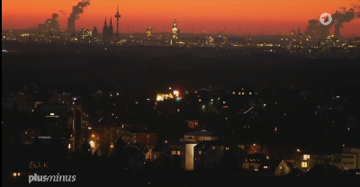 Abendrot &uuml;ber K&ouml;ln