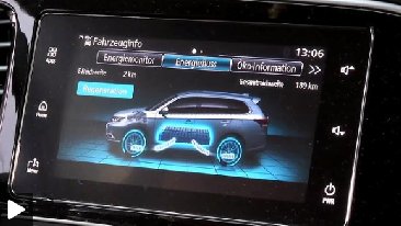 Display in einem Hybridfahrzeug