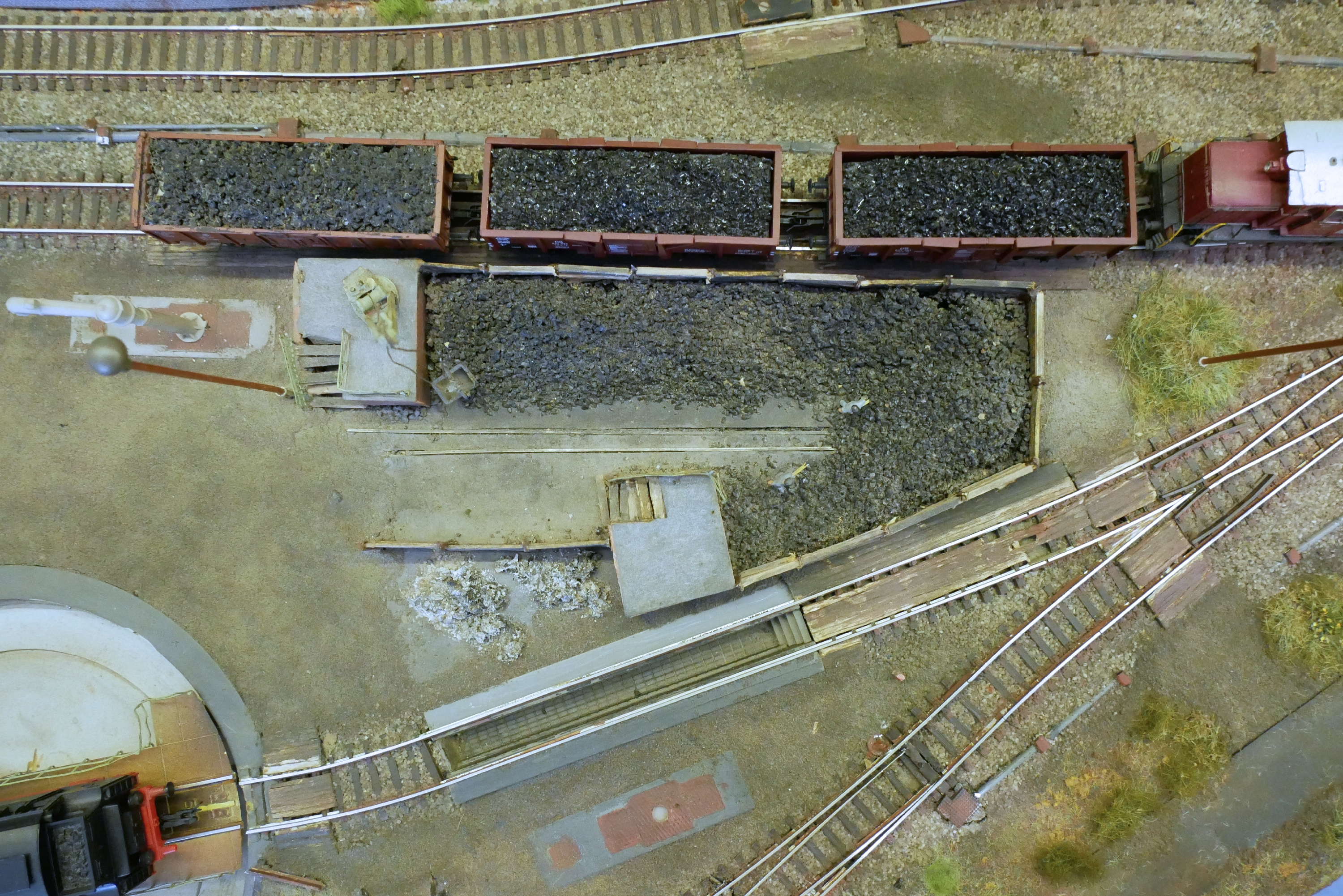 Kohlebansen von oben