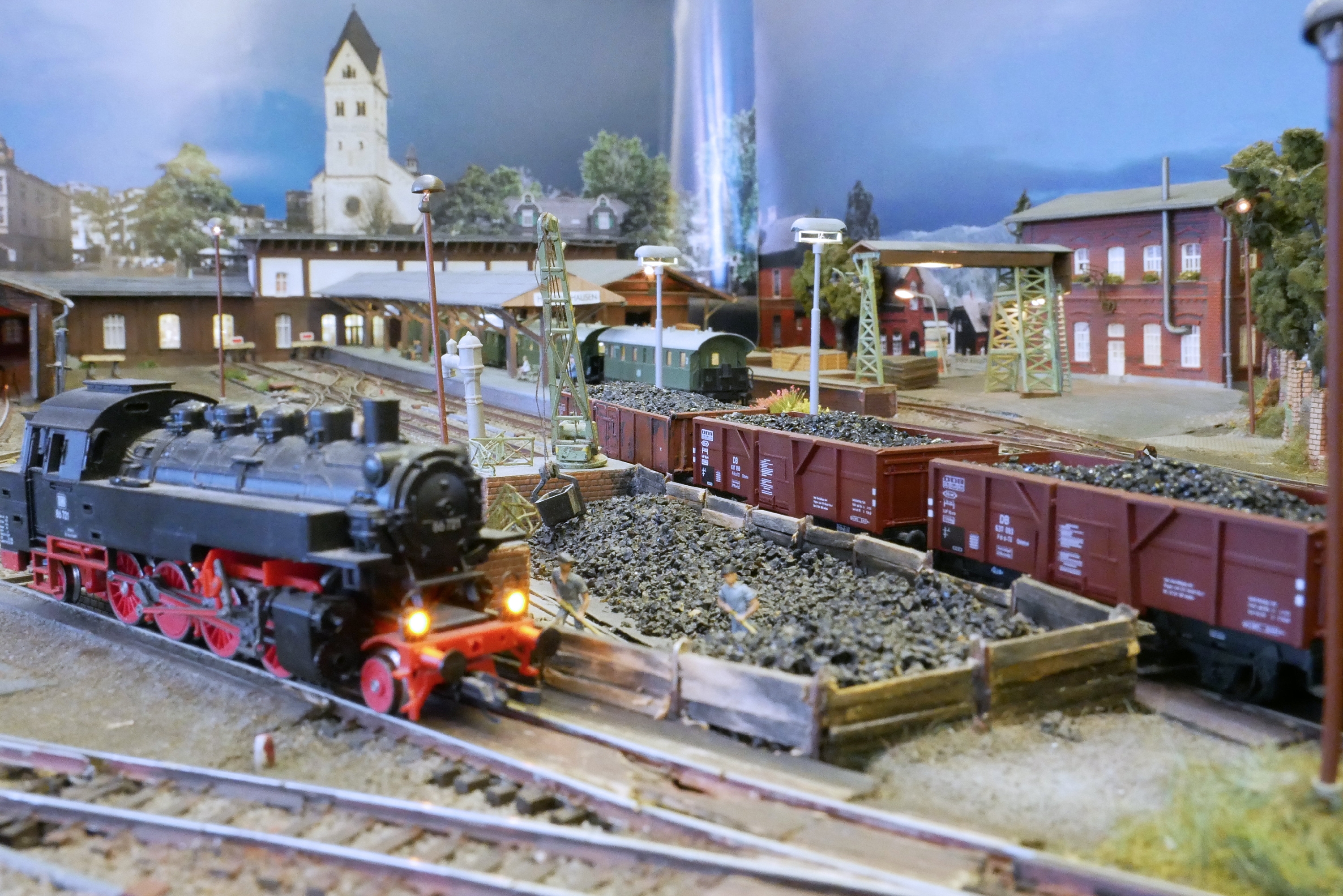 BR86 an der Bekohlung