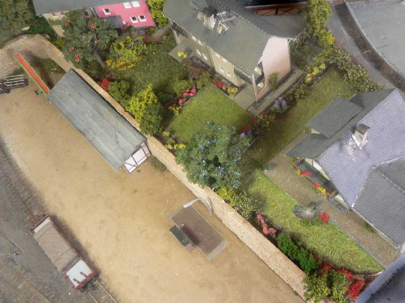 Fertig und aus der Vogelperspektive