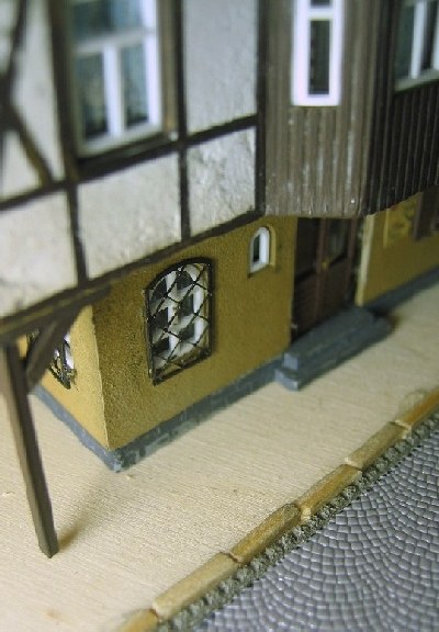 Detail B&uuml;rgersteig im Rohbau